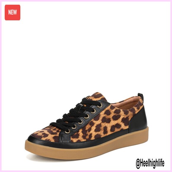 Leather Fashion Sneakers Lace Up Comfort Supportive Retro Chic Casual Wear